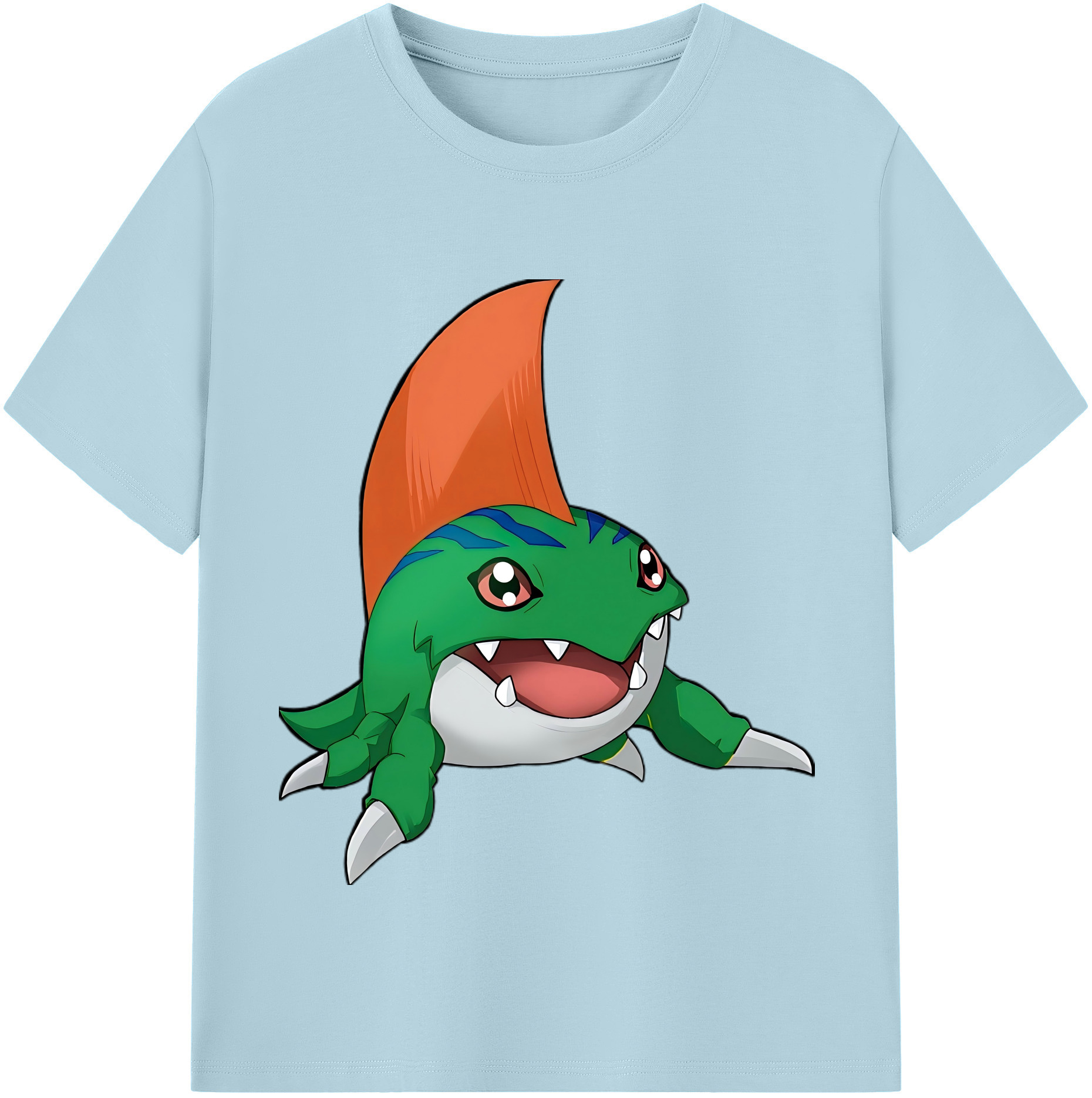 （画像用） Digimon デジタルモンスター/デジモン 綿100％半袖Tシャツ（フロントプリント）